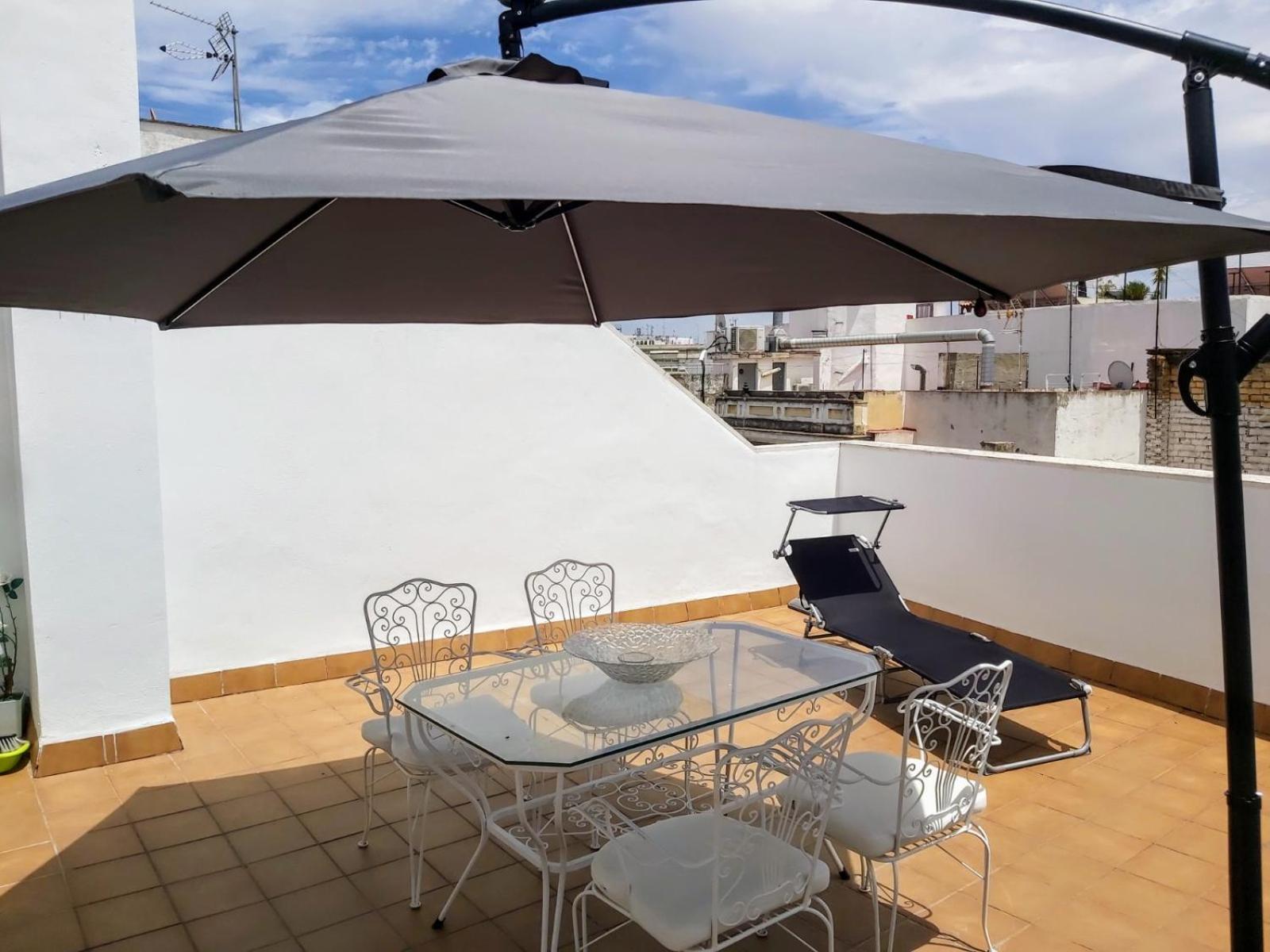 Triana Procurador Con Terraza Privada Apartamento Sevilha Exterior foto